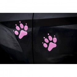 3D Paw - Pink 5x5 cm